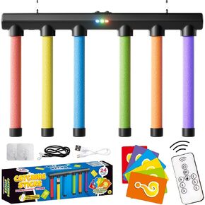 Upgraded Reflex Drop Sticks Challenge Game,Hand Eye Coordination Reaction Training Toy,6 Colorful Falling Sticks, Reflex Game,Reflex Game for Kids & Adults (Black Remote Control) in Kuwait