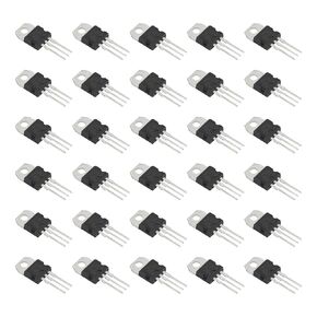 30pcs L7805CV IC Three-Terminal Voltage Regulator 5V 1.2A Power Management Chip TO-220 Through-Hole in Saudi Arabia