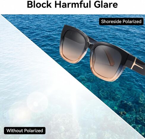 Shoreside Fit Over Sunglasses, UV400 Protection, Glare Reducing Wraparound Sunglasses for Driving. in Kuwait