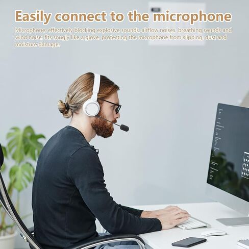 بديل إسفنجي لمرشح البوب ​​الجديد متوافق مع سماعة الألعاب HyperX Cloud Core، 6 عبوات من أغطية الزجاج الأمامي عالية الكثافة in Kuwait