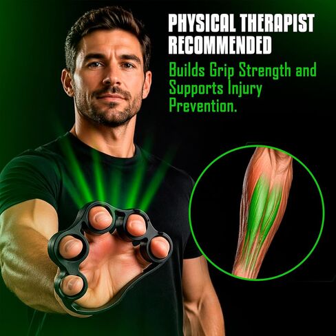 Flex Bars Training Kit with Hand Therapy Ring and Finger Exerciser - 4 Resistance Bars Set for Elbow Therapy and Grip Strength - Relieves Tennis Elbow Pain - Flex Bars for Physical Therapy in Kuwait