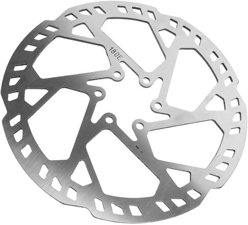 ‌180mm Bike Disc Brake Rotor 6-Hole Stainless Steel Brake Disc for E-Bike/Road Bike (2.3mm Thickness, Includes 6 Screws)‌ in Kuwait