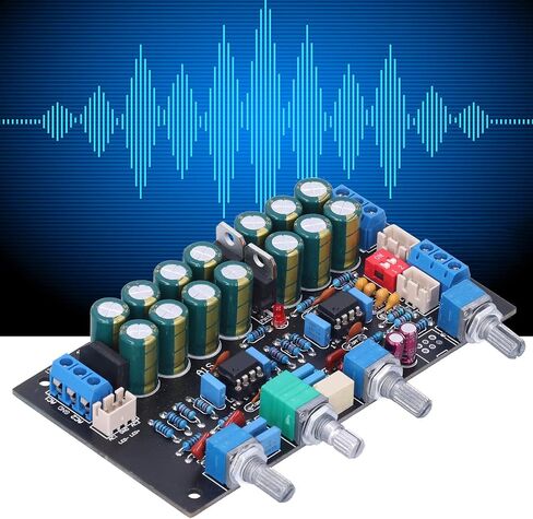 أجزاء مكبر الصوت Preamp للوحة النغمة مع مفتاح التكبير، تيار متردد 12 فولت - 18 فولت، مقياس الجهد المغلق بالكامل - قابل للترقية، مثالي لعشاق الصوت in Kuwait