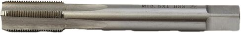 FABULETTA M13.5 x 1.0mm صنبور خيط اليد اليسرى HSS أداة تشغيل المعادن عالية الفولاذ لقطع الخيوط الداخلية في المواد الحديدية غير الحديدية طلاء فضي توريد الآلات الصناعية حزمة واحدة in Kuwait