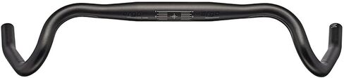 Ergotec Gravel Handlebar, 31.8mm Clamp, for Gravel & Touring Bikes, 480/620mm Width, 0 mm Grip Length, 0 mm Rise, 21° Back and Up Sweep, Black Sandblasted, Safety Level 5 in Kuwait