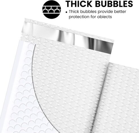 Bubble Mailers 4x7" 500 Pack White, Extra Thick Strong Adhesive Mailing Envelopes Bubble Opaque Padded Mailers Shipping Bags for Mailing Jewelry Makeup Small Business in Saudi Arabia