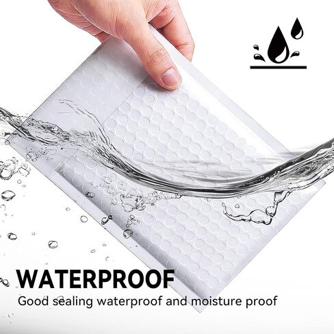 Bubble Mailers 4x7" 500 Pack White, Extra Thick Strong Adhesive Mailing Envelopes Bubble Opaque Padded Mailers Shipping Bags for Mailing Jewelry Makeup Small Business in Saudi Arabia