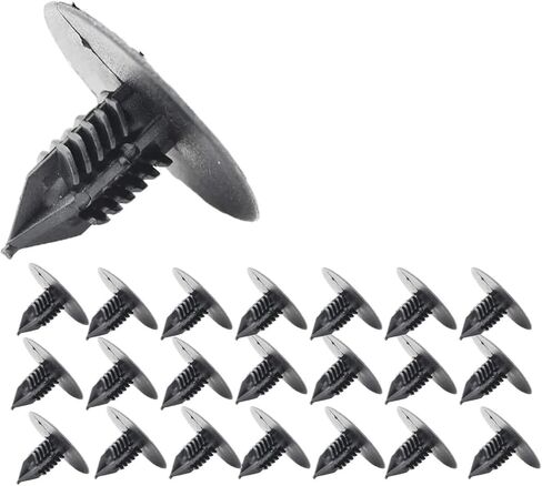 10/20/30/40/50Pcs 10mm Car Fasteners Bumper Push Pin Clips Hole Plastic Rivets(30pcs) in Kuwait