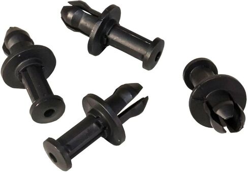 for Escape for F150/E150 for F550/F450/F350/F250/E450/E350 Superduty Push Pin Panel Rivet 4 Ea Plastic Black in Kuwait