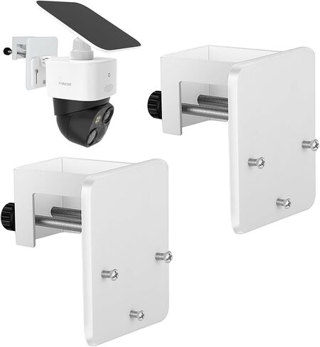 2 حزمة الحوقة جبل حامل متوافقة مع eufy solocam s340/ solocam e30/ eufy 4g lte cam s330 ، كاميرا أمان شمسية ، بدون حفر تثبيت كاميرا الحضيض للهجوم في الهواء الطلق in Kuwait