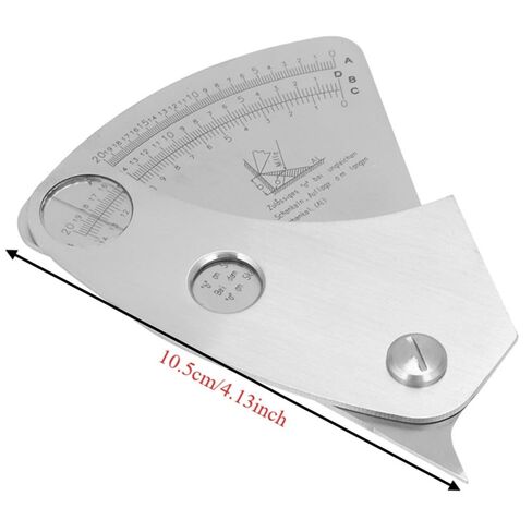 Stainless Steel Weld Gauge 0-20mm – Professional Welding Inspection Tool for Fillet Weld Angle, Width and Height Measurement in Kuwait