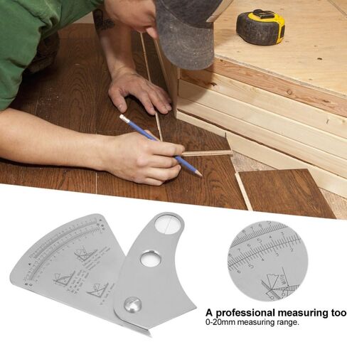 Stainless Steel Weld Gauge 0-20mm – Professional Welding Inspection Tool for Fillet Weld Angle, Width and Height Measurement in Kuwait