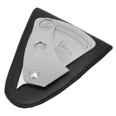 Stainless Steel Weld Gauge 0-20mm – Professional Welding Inspection Tool for Fillet Weld Angle, Width and Height Measurement in Kuwait