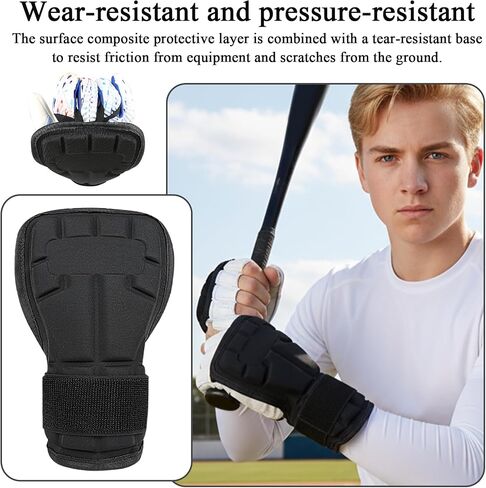 Baseball Wrist Guard - Comfort Breathable Adjustable Shock Absorbing Protector,Batting Wrist Guard,for Men Athletic Sports Training Practice Fighting Home Indoor Outdoor Fitness in Kuwait