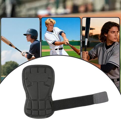 Baseball Wrist Guard - Comfort Breathable Adjustable Shock Absorbing Protector,Batting Wrist Guard,for Men Athletic Sports Training Practice Fighting Home Indoor Outdoor Fitness in Kuwait