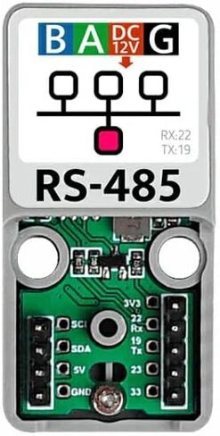 M5Stack Atomic RS485 Base, TTL to RS485 Converter, 12V to 5V DC-DC, Compatible with Atom-Matrix/Atom-Lite/ATOMS3 in Kuwait
