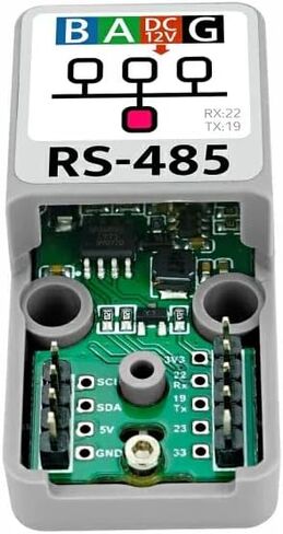 M5Stack Atomic RS485 Base, TTL to RS485 Converter, 12V to 5V DC-DC, Compatible with Atom-Matrix/Atom-Lite/ATOMS3 in Kuwait