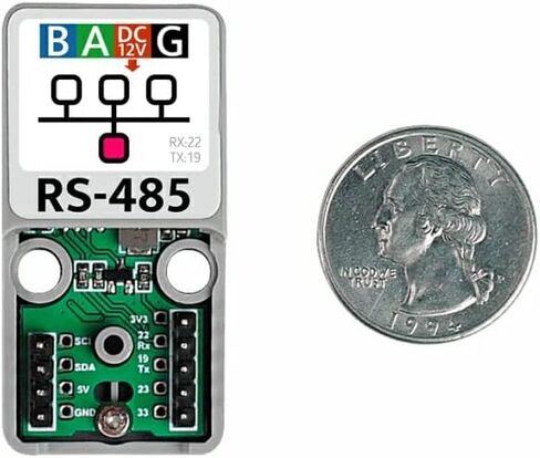 M5Stack Atomic RS485 Base, TTL to RS485 Converter, 12V to 5V DC-DC, Compatible with Atom-Matrix/Atom-Lite/ATOMS3 in Kuwait