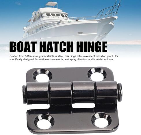 Stainless Steel Butt Hinge, 316 Marine Grade 38mm x 38mm Boat Hatch Hinge with Oxidation Proof for Yachts RVs Shop Windows in Kuwait