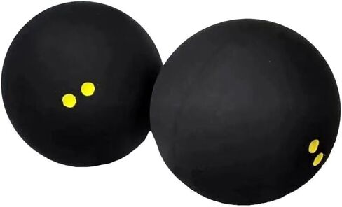 3 Pieces Double Yellow Dot Squash Ball Custom Logo Professional high Elasticity Resistant to Play for Training and Practice in Kuwait