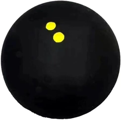 3 Pieces Double Yellow Dot Squash Ball Custom Logo Professional high Elasticity Resistant to Play for Training and Practice in Kuwait