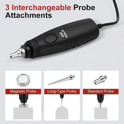 Digital Vibration Meter Vibrometer, 3-in-1, 3 Detachable Probes, ISO 10816 for Motors & Bearings | 3-in-1 detects acceleration, velocity and displacement. Dual bands 10Hz–1kHz & 1kHz–3kHz, for pumps and bearing testing in Kuwait
