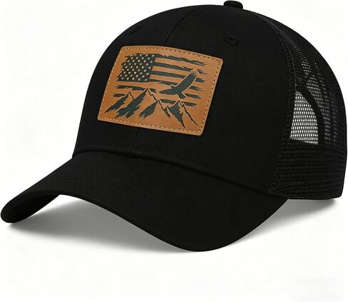 Mountain Dad Hat for Men, Adjustable Truck Hat for Camping Hiking Explore Outdoor in Kuwait