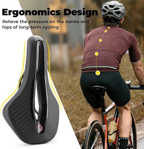 ROCKBROS Bike Seats for Men Women Breathable & Ergon Bike Saddles Comfortable Bike Seat Waterproof Foam Seat Cushion for Road Bike MTB in Kuwait