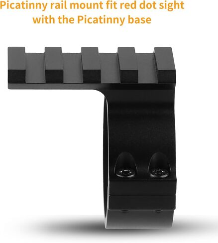 حلقات النطاق مع السكك الحديدية Picatinny، محول حلقات النطاق 34 مم مع 4 فتحات Picatinny حامل السكك الحديدية العلوي، حوامل المشبك الأسطواني 34 مم، محول Picatinny 34 مم لأنبوب النطاق، المصباح اليدوي، بصريات البصر in Kuwait
