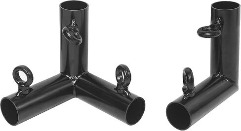 Aoneky 2 Inch ID Soccer Goal & Golf Simulator Cage Frame Fittings, Eyebolt Connector Kit for 1-1/2 Inch EMT Conduit, 1-1/2 Inch Galvanized Pipe, 2 Inch Fence Top Rail in Kuwait