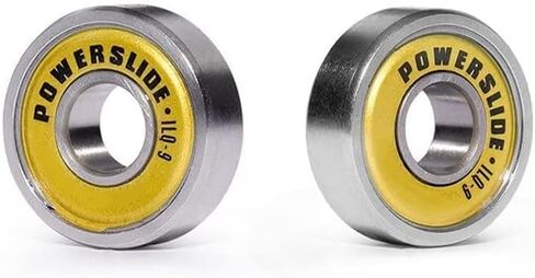 Bearings 16pcs Powerslide ILQ-9 608 Inline Skates Bearing for Slalom Roller Skate 608zz Gold in Kuwait