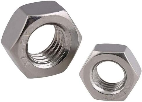 Hexagonal nut， Hardware Nuts，Hex Nuts，20pcs Metric Left Hand Thread Hex Nut M5 304 Stainless Steel Reverse Hexagon Nuts Tooth in Kuwait