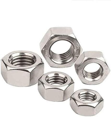 Hexagonal nut， Hardware Nuts，Hex Nuts，20PCS A2 Stainless Steel Reverse Thread Hex Nut M16 Hexagon Head Nuts in Kuwait