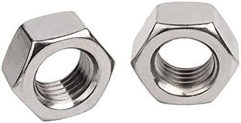 Hexagonal nut， Hardware Nuts，Hex Nuts，20PCS A2 Stainless Steel Reverse Thread Hex Nut M4 Hexagon Head Nuts in Kuwait