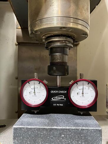 iGAGING Precision Spindle Sqaure Tramming System for Mill, Lathe, Machine Calibration, and and CNC Setup, 3/8" Dia. Shank, 400-QC-05 in Kuwait