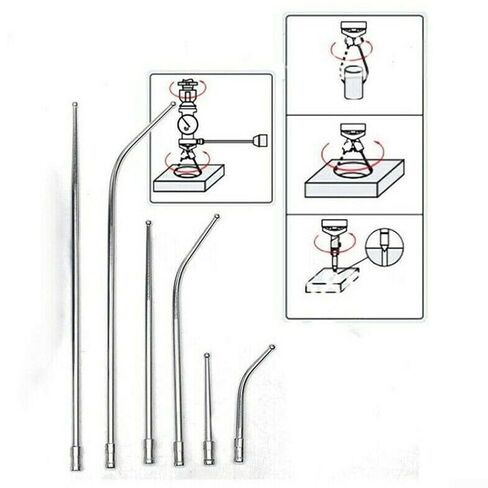 6pcs Coaxial Centering Indicator Set, Test Center Finder Probe Needle Kit for Milling Machine Lathe CNC Metalworking Inspection and Alignment Tools, Silver in Kuwait