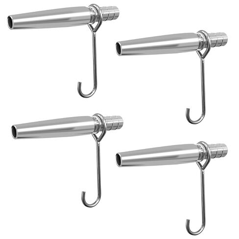 4PCS Stainless Steel Maple Syrup Tapping Taps Kit, Stainless Steel Maple Tubing Spouts with Holder Hooks for Collecting Sap and Making Maple Syrup in Kuwait