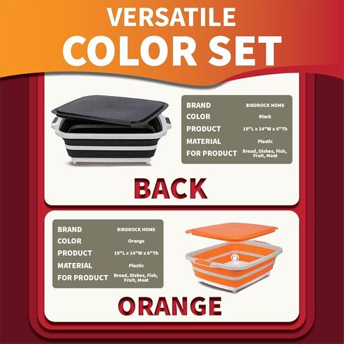All-in-One Collapsible BBQ Prep Tub 8L - Marinating Station & Food Storage with Built-in Cutting Board & Airtight Lid - Perfect for Grilling, Camping & Kitchen Organization (Gray) in Kuwait