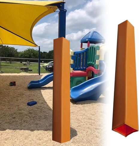 Self-Adhesive Pole Padding - All-Weather Column Protector for Gym, Basement, & School - Fits 3x3 to 8x8 Inch Poles - Ultimate Safety Cushion Wrap for Enhanced Protection in Kuwait
