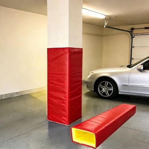 Basketball Pole Padding Wrap - Anti-Collision Protection for Garage and Basement Posts - Fits 6x6 to 8x8 Inch Square Posts - All-Weather Design in Kuwait