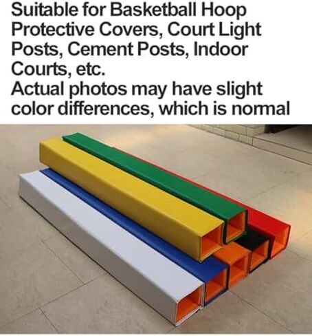 Basketball Pole Padding Wrap - Anti-Collision Protection for Garage and Basement Posts - Fits 6x6 to 8x8 Inch Square Posts - All-Weather Design in Kuwait