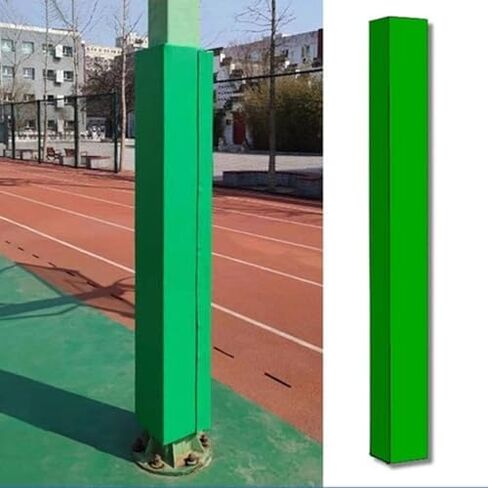 Wrap Around Pole Padding for Playground, Basketball Pole Pad Outdoor, Anti-Collision Cushion for Outdoor Gym, 2m/6.6ft, 18x18cm in Kuwait