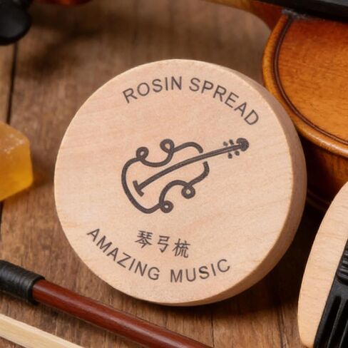 Violin Bow Combing Tool - Natural Rosin Removal Luthier Tools | Viola Cleaner Rosin Spreader Comb - for Violinist Cellist Violist Musician Beginner Practice Performance in Kuwait