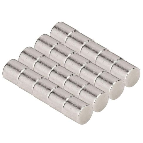 20 PCS Refrigerator Magnets 3/8" x3/8" Cylinder Magnets Small Permanent Rare Earth Magnets Neodymium Magnet for Multi-Use Fridge Whiteboard DIY Scientific Craft Office Magnets, 10x10mm in Saudi Arabia