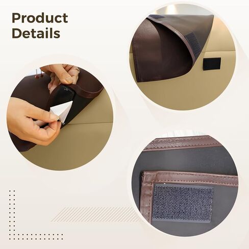Brown Couch Headrest Cover - 16.9 X 27.2, PVC in Kuwait