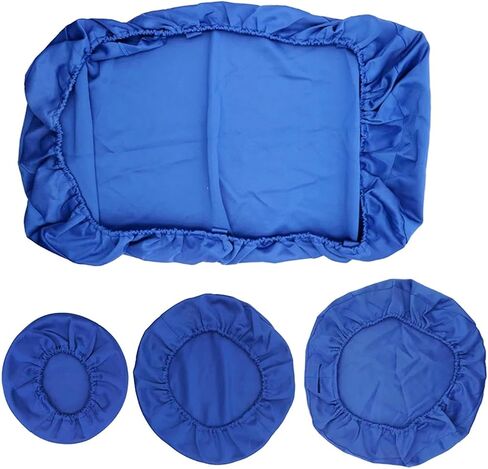4X Dental Chair Cloth Cover Case Replaces Universal Backrest Accessories Multipurpose Full Dental Chair Seat Cover, Dark Blue, Multi in Saudi Arabia