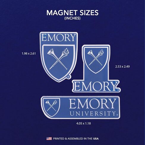 Desert Cactus Emory University Acrylic Magnet 3 Pack Eagles Decorative Design Officially Licensed (Magnet Set A) in Kuwait