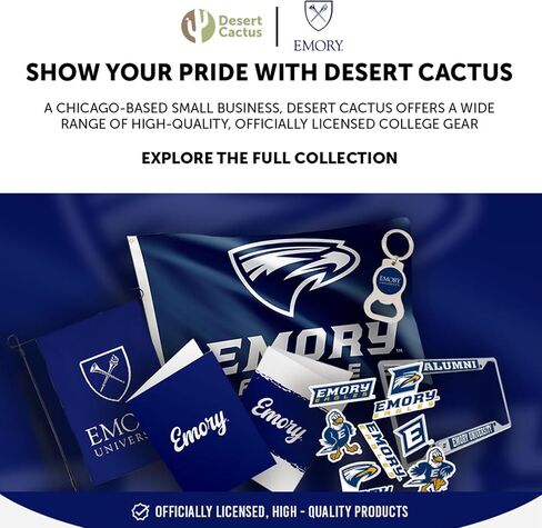 Desert Cactus Emory University Acrylic Magnet 3 Pack Eagles Decorative Design Officially Licensed (Magnet Set A) in Kuwait