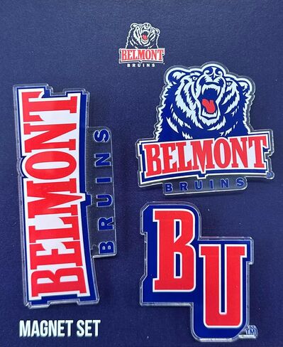 Desert Cactus Belmont University Acrylic Magnet 3 Pack BU Bruins Decorative Design Officially Licensed (Magnet Set A) in Kuwait