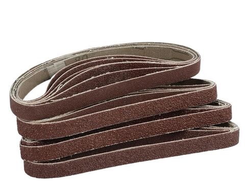 20Pcs 13 x 457mm Oxide Sanding Belts 40/60/80/120Grit Sander Abrasive Belt for Sanding Wood Metal Plastic in Kuwait